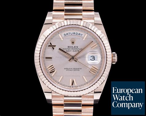 rolex president everose 40mm|rolex everose gold bracelet.